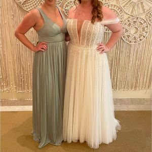 Azazie Agave Bridesmaid/ Formal Dress
